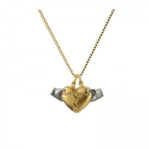 Hip hip hop love necklace