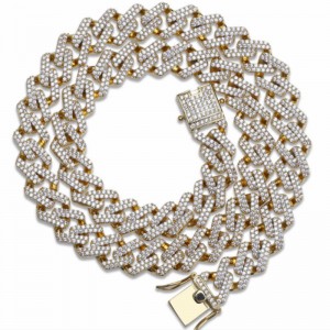 Hip-hop hot style mint Cuban Necklace