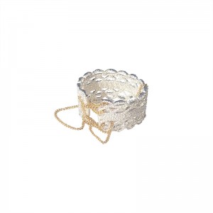 hollowed out vintage lace opening ring